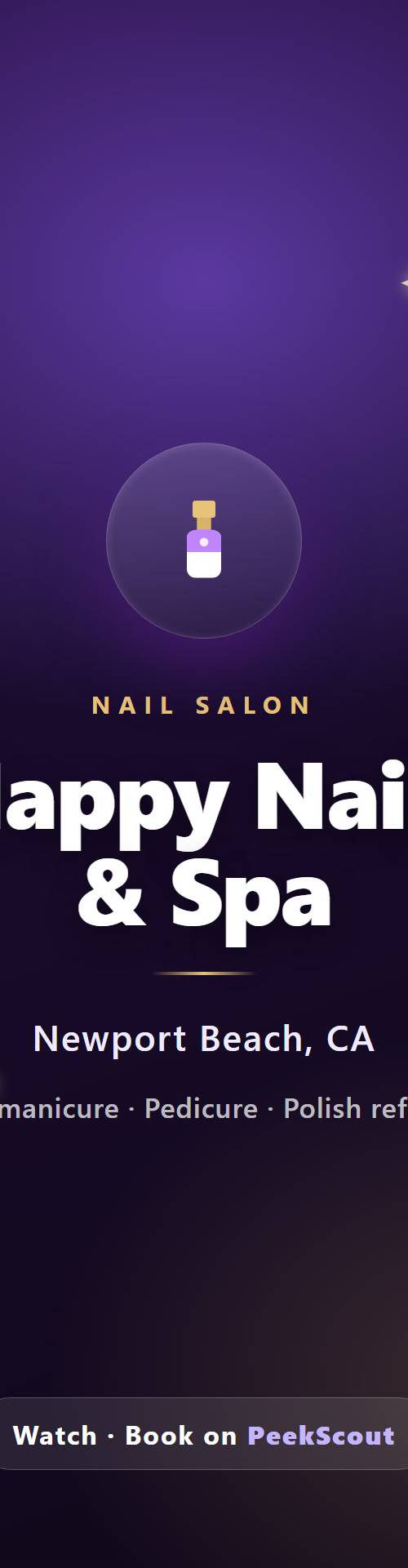 Happy Nails & Spa — Nails in Newport Beach