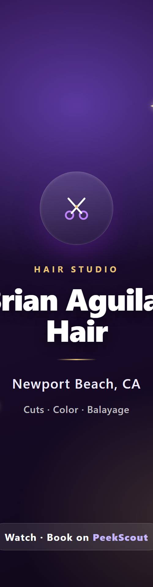 Brian Aguilar Hair — Hair in Newport Beach